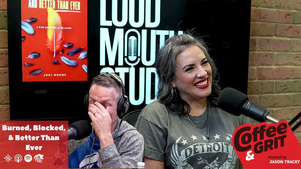 Joni Woods featured on Newest with Jason Tracey discussing Burned, Blocked, & Better Than Ever w/ Joni Woods - certified life coach and author of Burned Blocked and Better Than Ever